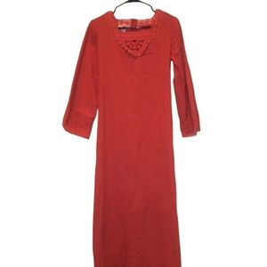 1960s KAY WINDSOR Union Made Vintage Poly Knit Dress